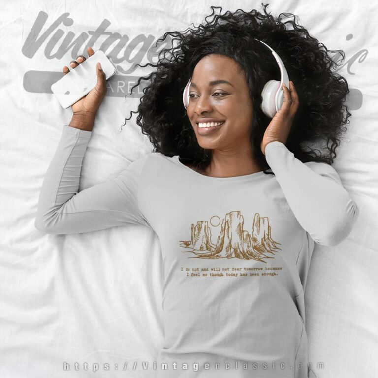 Zach Bryan Lyrics Shirt Fear And Fridays Will Not Fear Tomorrow Long Sleeve Tee Zach Bryan Lyrics Shirt Fear And Fridays Will Not Fear Tomorrow Long Sleeve Tee