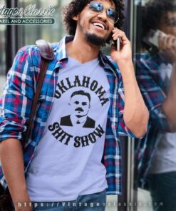 Zach Bryan Oklahoma Shit Show Mug Shot V Neck TShirt