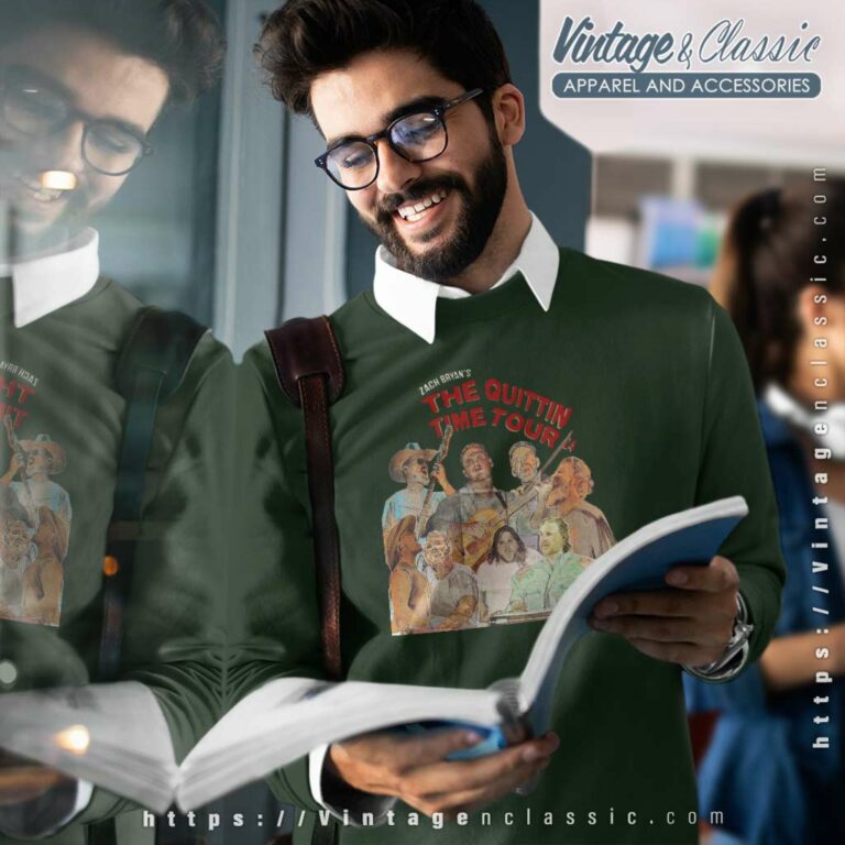 Zach Bryan Quittin Time Tour 2024 Sweatshirt Zach Bryan Quittin Time Tour 2024 Sweatshirt