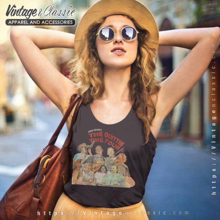 Zach Bryan Quittin Time Tour 2024 Tank Top Racerback Zach Bryan Quittin Time Tour 2024 Tank Top Racerback