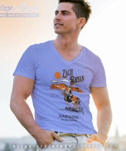 Zach Bryan Shirt Something In The Orange V Neck TShirt
