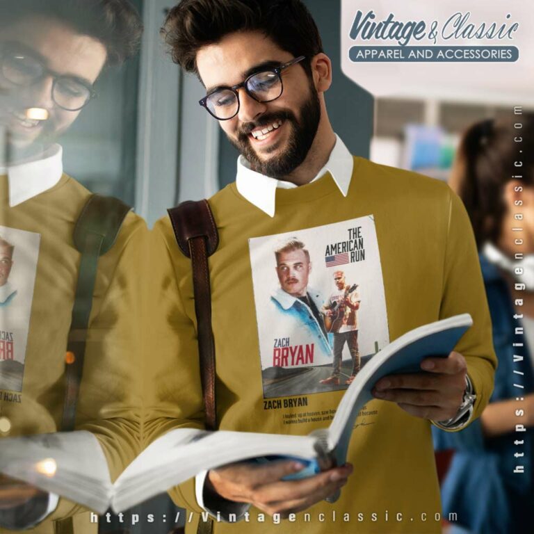 Zach Bryan Shirt The American Run Tour Signature Sweatshirt Zach Bryan Shirt The American Run Tour Signature Sweatshirt