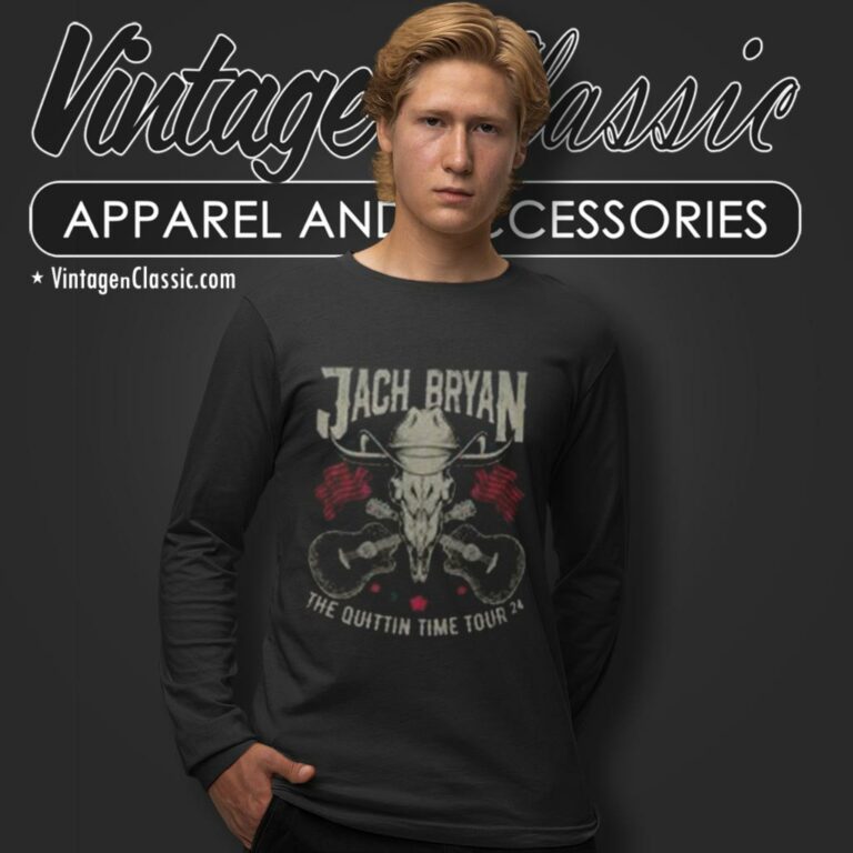 Zach Bryan Shirt The Quittin Time Tour 2024 Setlists Long Sleeve Tee Zach Bryan Shirt The Quittin Time Tour 2024 Setlists Long Sleeve Tee