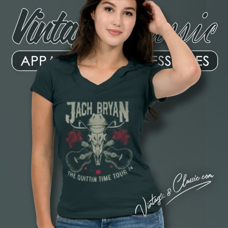 Zach Bryan Shirt The Quittin Time Tour 2024 Setlists V Neck TShirt Zach Bryan Shirt The Quittin Time Tour 2024 Setlists V Neck TShirt