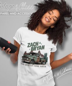 Zach Bryan Shirt The Quittin Time Tour 2024 Women T Shirt