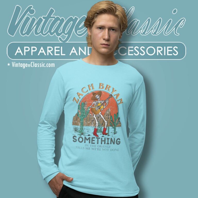 Zach Bryan Something In The Orange Long Sleeve Tee Zach Bryan Something In The Orange Long Sleeve Tee