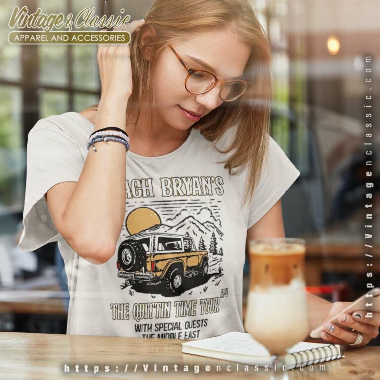 Zach Bryan The Quittin Time Tour 2024 Women TShirt Zach Bryan The Quittin Time Tour 2024 Women TShirt