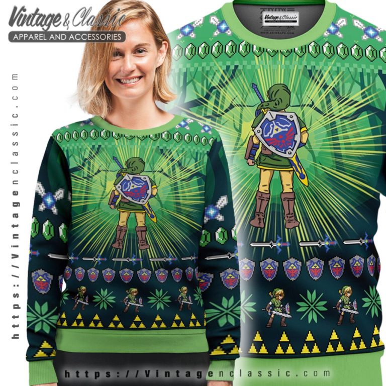 Zelda Link Awakening Ugly Christmas Sweater Ugly Sweater shirt Zelda Link Awakening Ugly Christmas Sweater Ugly Sweater shirt