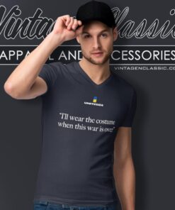 Zelensky Ill Wear The Costume When This War Is Over Shirt V Neck TShirt
