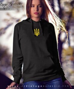 Zelensky Ukrainian Trident Logo T Shirt Hoodie