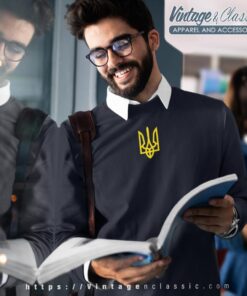 Zelensky Ukrainian Trident Logo T Shirt Sweatshirt