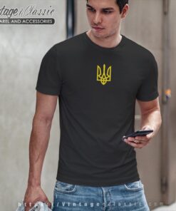Zelensky Ukrainian Trident Logo T Shirt