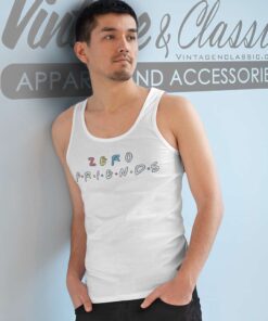 Zero Friends Funny Tank Top Racerback