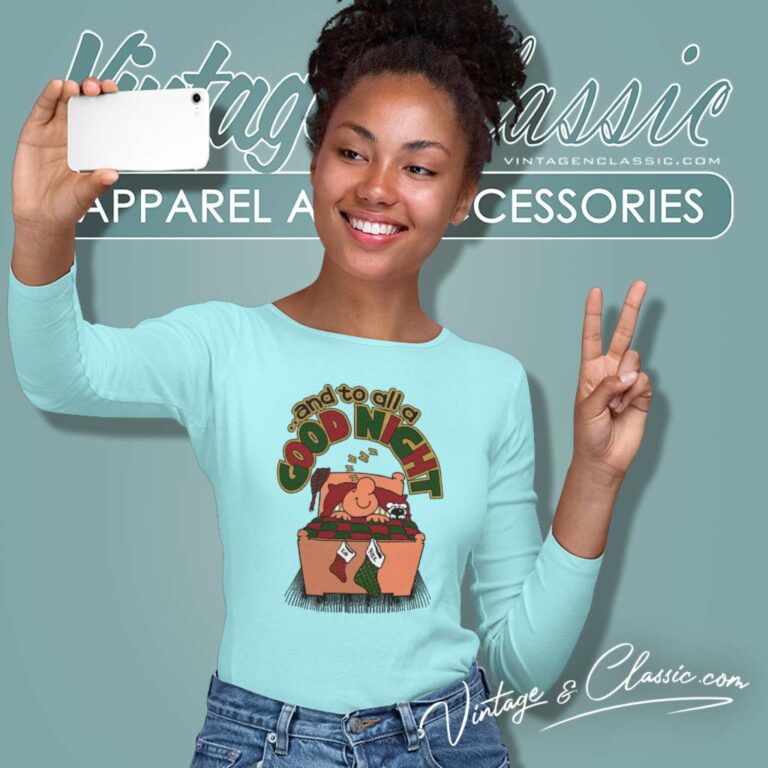 Ziggy Comic Christmas And To All A Cood Night Long Sleeve Tee Ziggy Comic Christmas And To All A Cood Night Long Sleeve Tee