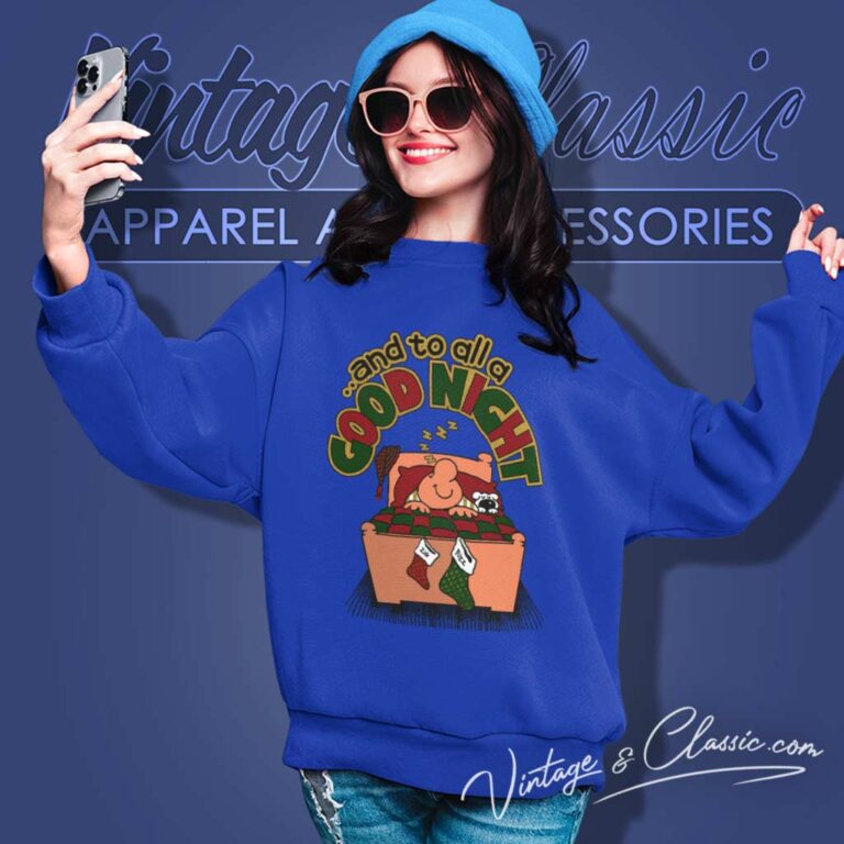 Ziggy Comic Christmas And To All A Cood Night Sweatshirt Ziggy Comic Christmas And To All A Cood Night Sweatshirt