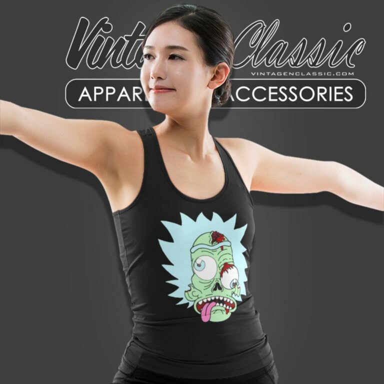 Zombie Dimension Rick Sanchez Tank Top Racerback Zombie Dimension Rick Sanchez Tank Top Racerback
