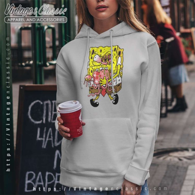 Zombie Spongebob Scary Hoodie Zombie Spongebob Scary Hoodie