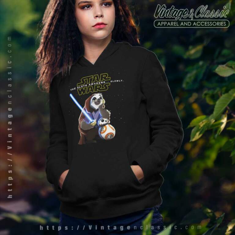Zootopia Star Wars The Sloth Awakens Slowly Hoodie Zootopia Star Wars The Sloth Awakens Slowly Hoodie