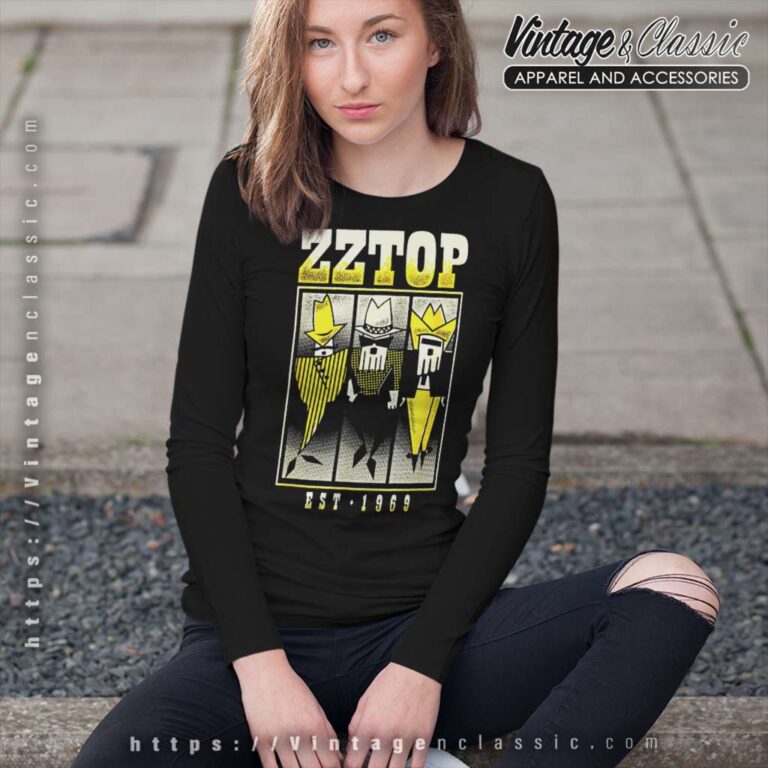 Zz Top Celebration Long Sleeve Tee Zz Top Celebration Long Sleeve Tee
