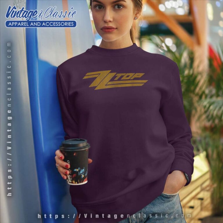 Zz Top Classic Logo Sweatshirt Zz Top Classic Logo Sweatshirt