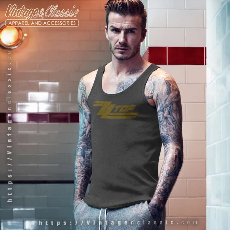 Zz Top Classic Logo Tank Top Racerback Zz Top Classic Logo Tank Top Racerback