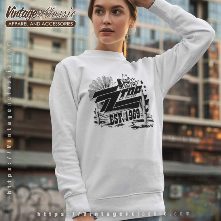 Zz Top Est 1969 Tour Sweatshirt Zz Top Est 1969 Tour Sweatshirt