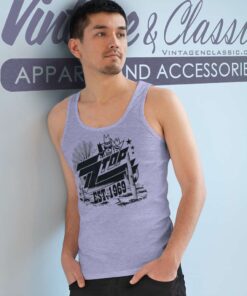 Zz Top Est 1969 Tour Tank Top Racerback