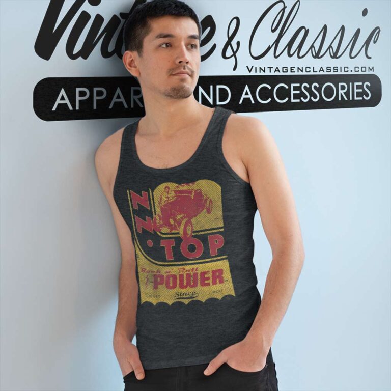 Zz Top Power Tank Top Racerback Zz Top Power Tank Top Racerback