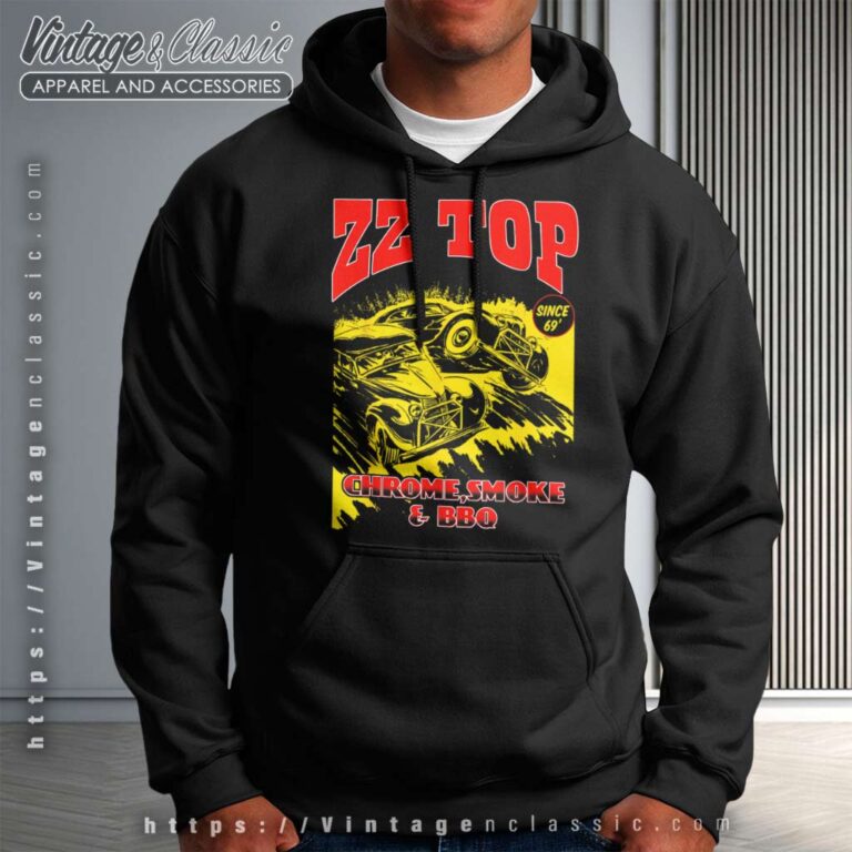 Zz Top Shirt Album Chrome Smoke Bbq Hoodie Zz Top Shirt Album Chrome Smoke Bbq Hoodie