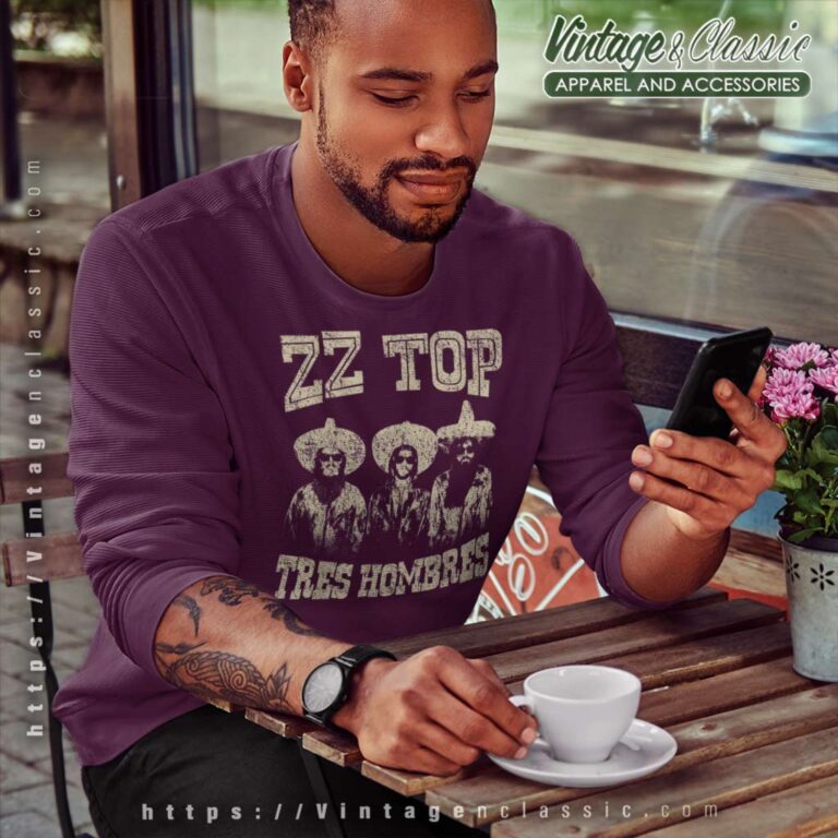 Zz Top Shirt Album Tres Hombres Sweatshirt 1 Zz Top Shirt Album Tres Hombres Sweatshirt 1