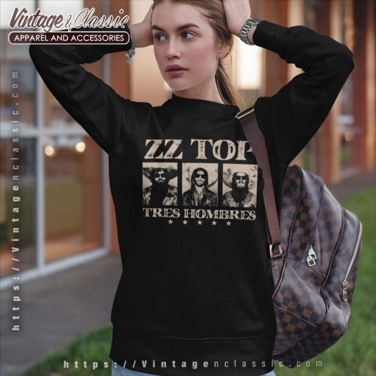 Zz Top Shirt Album Tres Hombres Sweatshirt Zz Top Shirt Album Tres Hombres Sweatshirt