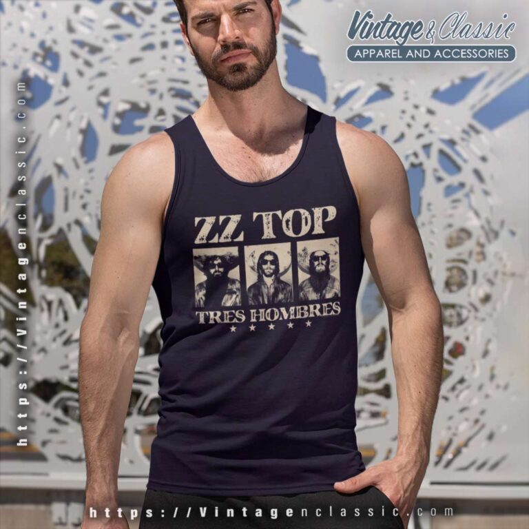 Zz Top Shirt Album Tres Hombres Tank Top Racerback Zz Top Shirt Album Tres Hombres Tank Top Racerback