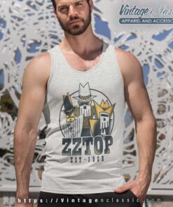 Zz Top Shirt Album Tres Hombres Tour Tank Top Racerback