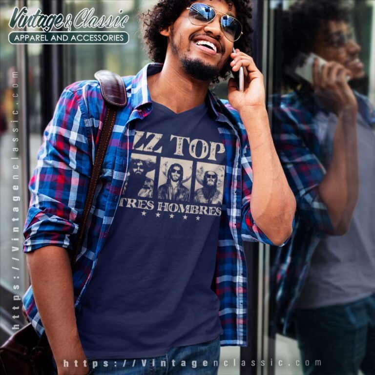 Zz Top Shirt Album Tres Hombres V Neck TShirt Zz Top Shirt Album Tres Hombres V Neck TShirt