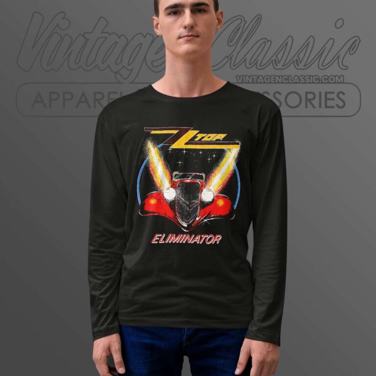 Zz Top Shirt Eliminator Tour Long Sleeve Tee Zz Top Shirt Eliminator Tour Long Sleeve Tee