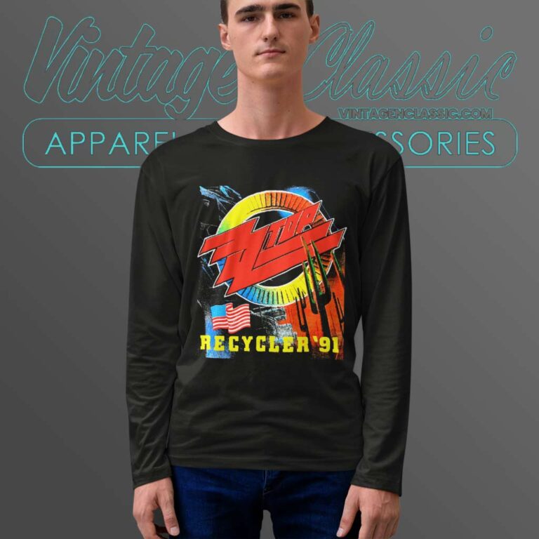 Zz Top Shirt Recycler Tour Long Sleeve Tee Zz Top Shirt Recycler Tour Long Sleeve Tee