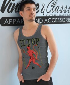 Zz Top Shirt Song El Diablo Tank Top Racerback