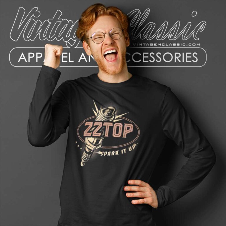Zz Top Spark It Up Long Sleeve Tee Zz Top Spark It Up Long Sleeve Tee
