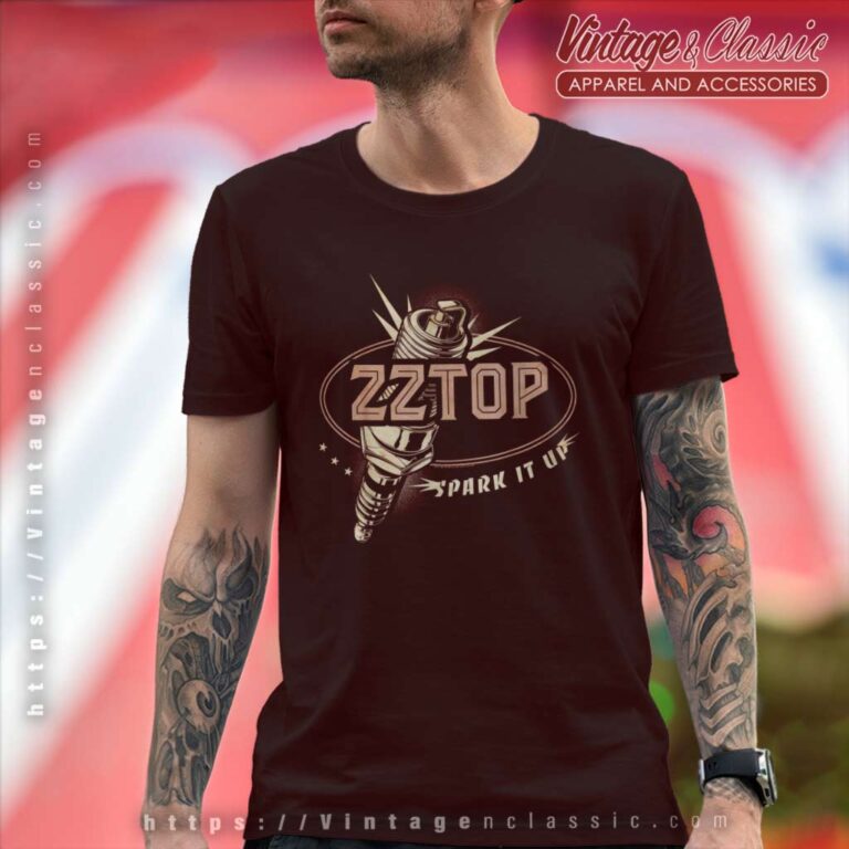 Zz Top Spark It Up T Shirt Zz Top Spark It Up T Shirt