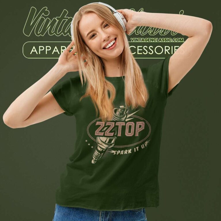 Zz Top Spark It Up Women TShirt Zz Top Spark It Up Women TShirt