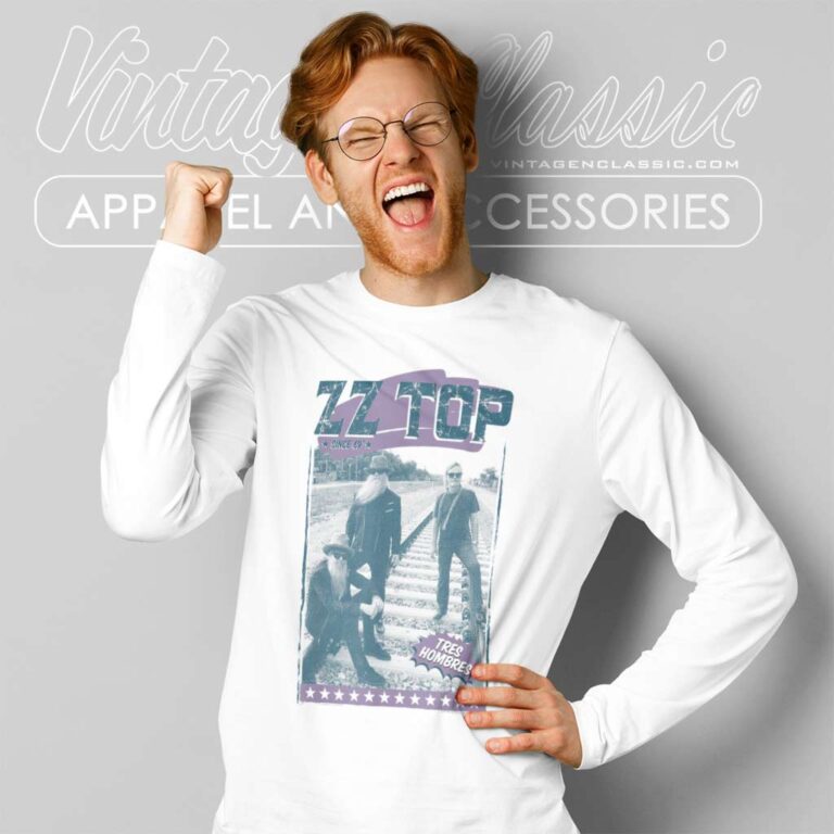 Zz Top Tracks Long Sleeve Tee Zz Top Tracks Long Sleeve Tee