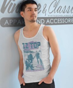 Zz Top Tracks Tank Top Racerback