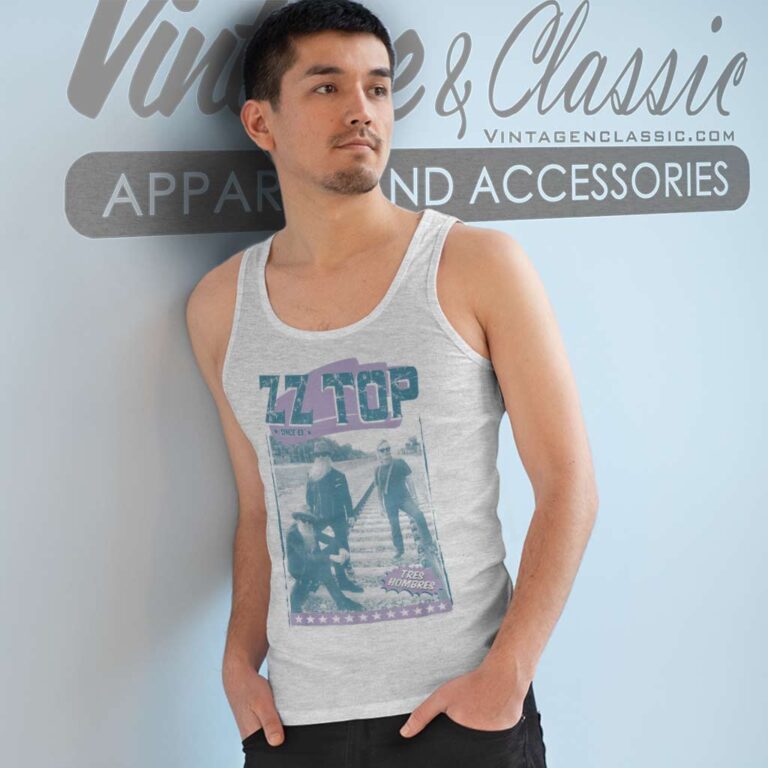 Zz Top Tracks Tank Top Racerback Zz Top Tracks Tank Top Racerback