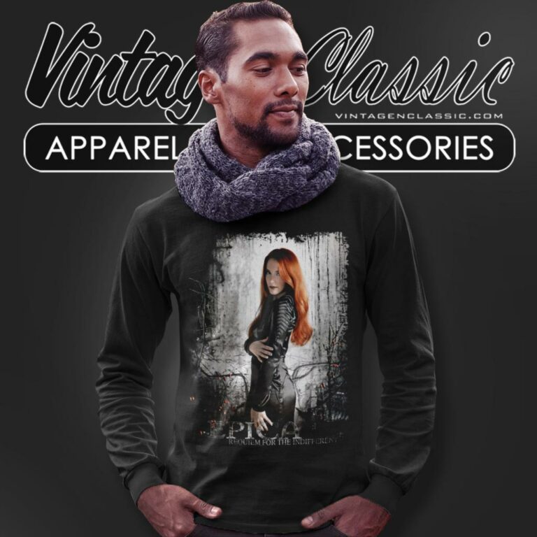 Simone Simons Epica Requiem For The Indifferent Shirt Long Sleeve Tee Simone Simons Epica Requiem For The Indifferent Shirt Long Sleeve Tee