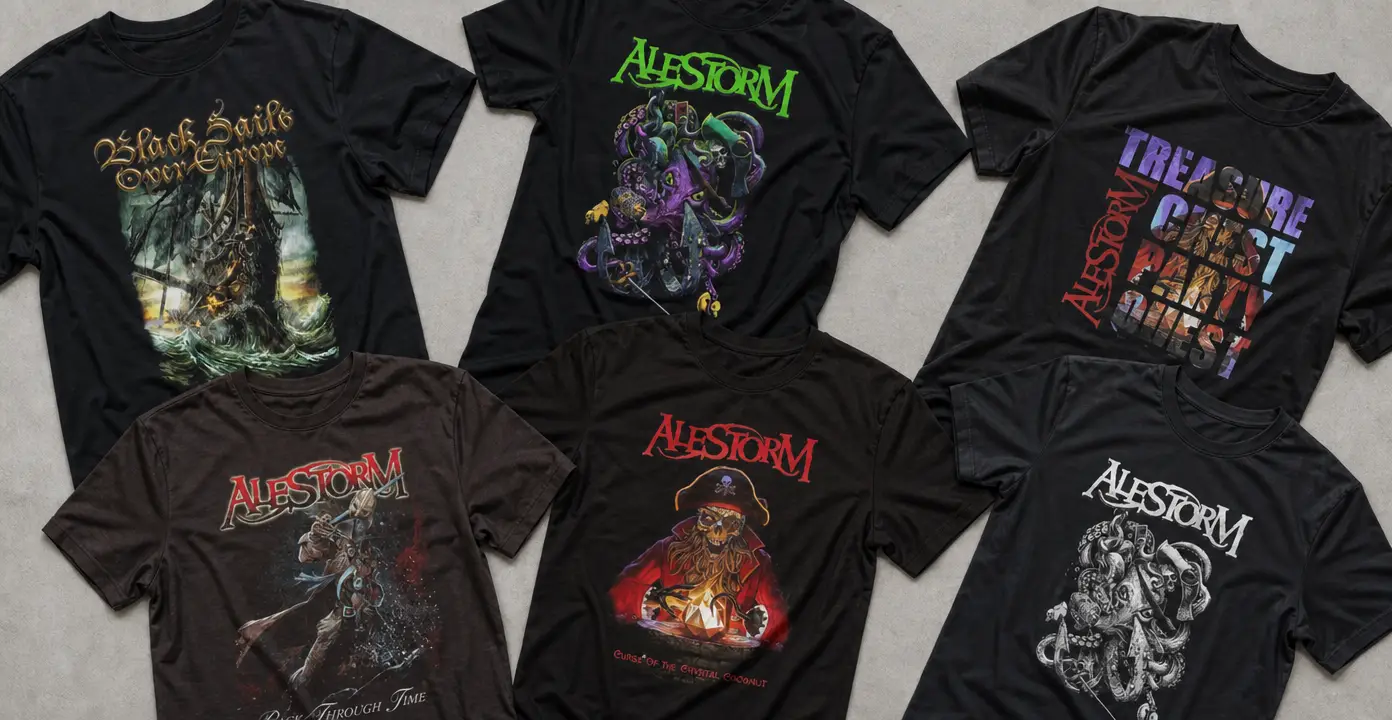 Alestorm Shirts and Pirate Metal Tees