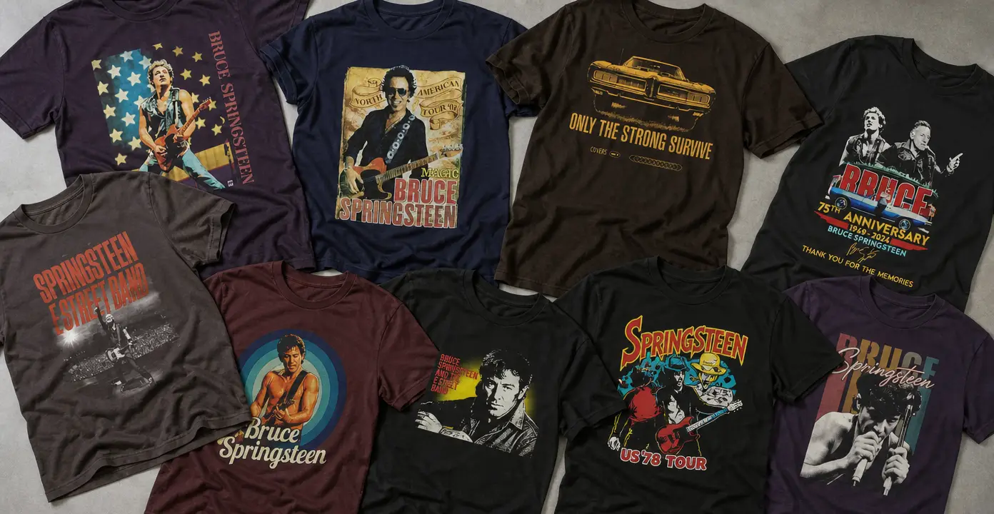 Bruce Springsteen Graphic Shirts