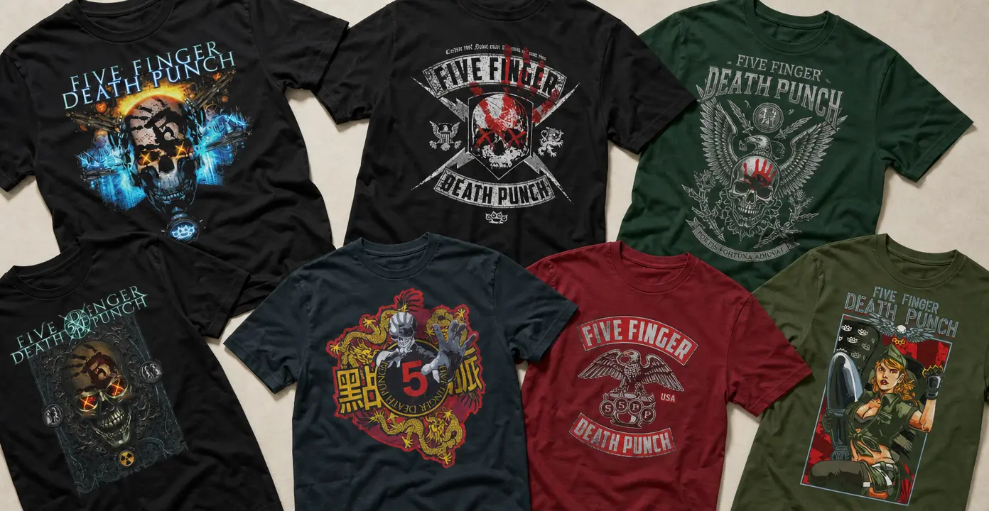Five Finger Death Punch (5FDP) T-Shirts